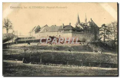 Emmaburg bei ALTENBERG (Neutral-Moresnet) — castelo na colina — Fot. Fr. Autzen, Neutral-Moresnet