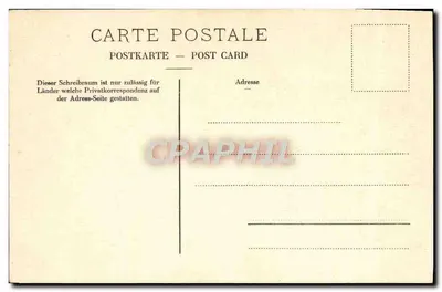 Castelo de Tarasp — castelo sobre rocha — J. F. S. - No. 44 — Verso