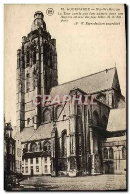 Audenarde — Ste-Walburge — Torre quadrada