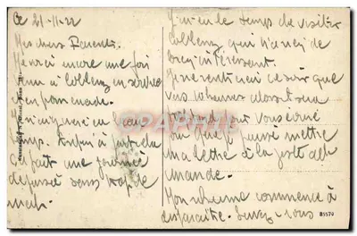 Coblença — Festhalle — editor Kunstadt & Co. n° 85579 — Verso
