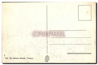 Marina di Leuca — widok wieży i portu — Ed. Salvatore Martella - Presicce — Rewers
