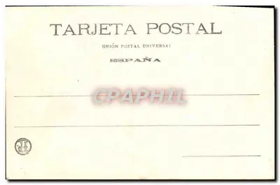 Santa Isabel, Rainha da Hungria, curando aos leprosos — Museo del Prado — Fototipia Lacoste, Madrid — Verso