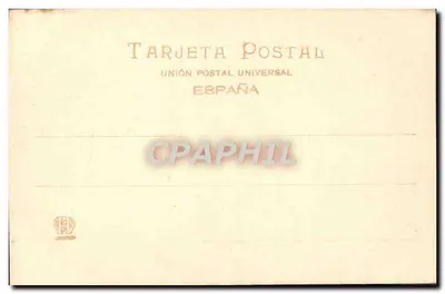 La Adoración de los Pastores — reproducción de una pintura de Murillo — editada por Hauser y Menet, Madrid, 1879 — Reverso