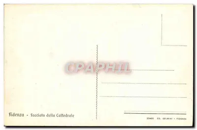 Fidenza — Sakristia katedry — Wydawca Gelmini, nr 23460 — Rewers
