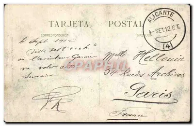 Villena. Vista geral — editor não visível, número de série não legível — Verso