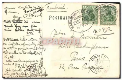 Schlierbach — Villa Petersburg nad Rynem — wydawca nieznany — Rewers