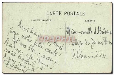 Monumento a los hermanos Coquelin — Boulogne-sur-Mer — N.G. — n°58 — Reverso