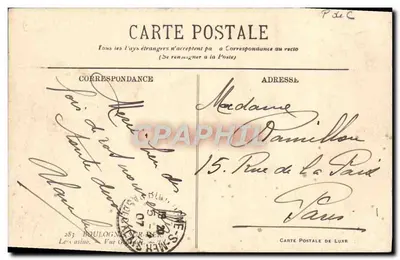 Boulogne-sur-Mer — O Casino — Vista Geral — LL — Verso