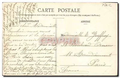 Boulogne-sur-Mer — O Casino — L.D., B., 71 — Verso