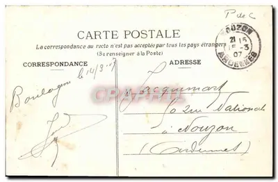 Boulogne-sur-Mer — Il Porto — editore anonimo, n° 3769 — Verso
