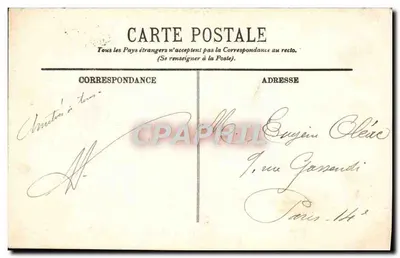 Bar-le-Duc — Wieża zegarowa — A. Colas, Bazar Jeanne d'Arc — Rewers