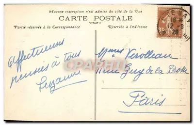 Stenay (Meuse) — Homenagem aos Seus Filhos (1914-1918) — obra do escultor Jouanneault — Verso