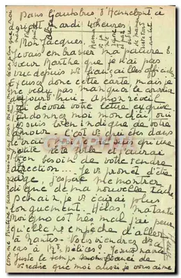 Hennebont — Estátua de Nossa Senhora do Voto — editor anônimo, n° 996 — Verso