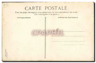 Berck-Plage - A praia — editora L.V. em Caen, n°7 — Verso