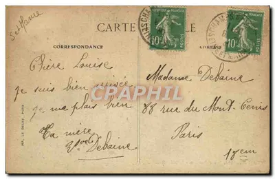 Malnoue (S.&M.) — O Castelo — Editor Blancard, Editor Parisiense, Volliers — Verso