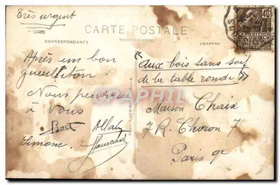 Mitry-Mory — Avenida dos Acácias — editor desconhecido, n° 90 — Verso
