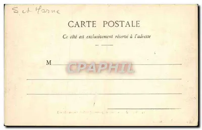 Chaos d'Apremont — Las Fontainebleau — G. F. P., Paris, 129 rue Turenne — Rewers