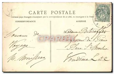 Caverna dos Bandidos — Fontainebleau — Prefeitura e Novas Galerias — Verso