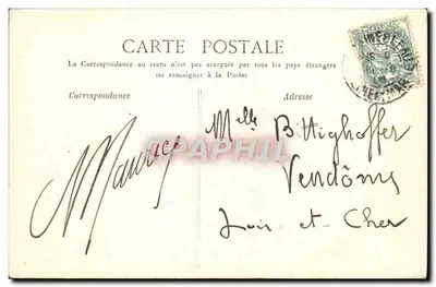 Floresta de Fontainebleau — Franchard — A Fonte dos Hermítas — G.B.N.G. Fontainebleau — Verso