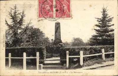Villers-en-Arthies (S.-et-O.) — O Monumento — Editor SAD THIEREN
