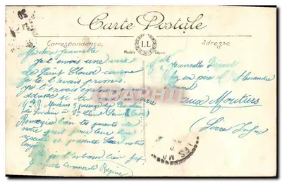 Saint-Cloud — Ogólny widok i most — LL — Rewers