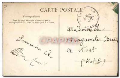 Mantes — Place Notre-Dame — Ancelin, Mantes — Verso