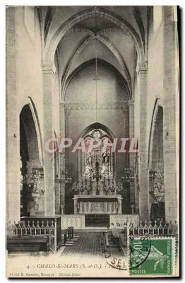 Interior da catedral de Châlons-sur-Marne (S.-et-O.) — Edição Lebec, n°4