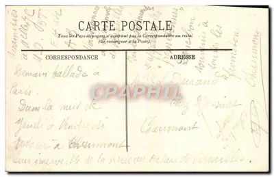 Jardins de Versailles — Meia-Lua à frente do Tapete — editor LL, n°28 — Verso