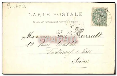 Vétheuil — As margens do rio Sena — Fototipia A. Bregel Frères — Verso