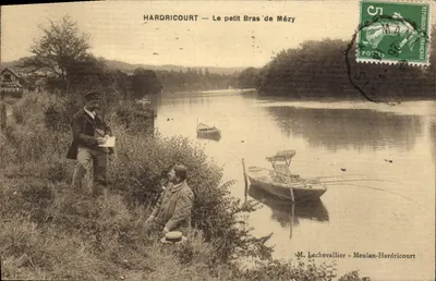 Hardricourt — O pequeno Braço de Mézy — M. Lechevallier - Meulan-Hardricourt