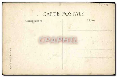 Versalles — El Palacio — Galería de las Batallas — Edición Cosse, Versalles — Reverso