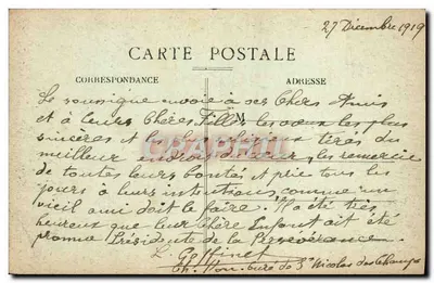 Dar Diecezji Cambrai (Północ) Świętemu Miejscu N.-D. w Lourdes — rzeźba Matki Boskiej i wiernych — n°98 — Rewers