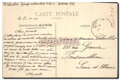 Dunkerque - La Place Jean-Bart — statua Jean Bart, wydawca G.A.B. — Rewers