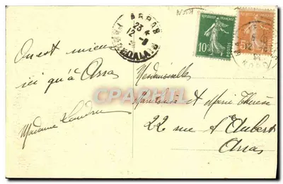 MALO-les BAINS - De Strand en de Huizen - L. S. D. — Achterkant