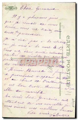 Widok z lotu ptaka miasta — wydawca Nouaer Photo Paris — nr 74 — Rewers