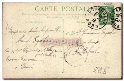 Douai — O Museu — L.V.&C°, n° 501 — Verso