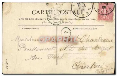 LILLE - O monumento Pasteur — editor L.V. & Cie, n°5 — Verso