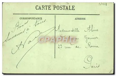 LILLE — O Jardim Vauban — A Gruta — LL. — Verso