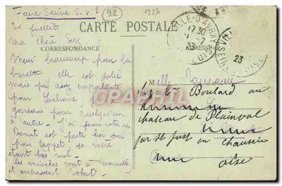Ville-d'Avray Artystyczna (S.-et-O.) — Duży Jezioro — F. F. Paris, nr 32923 — Rewers
