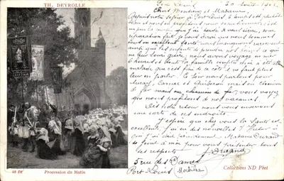 Processão da Manhã — Port-Louis (Morbihan) — TH. DEYROLLE, n°48 Dt