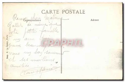 Toulon — A Subprefeitura — B.L.D. n°192 — Verso