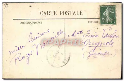 SOLLIÈS-PONT - A Grande Fontaine — L. Olive, Depositário Toulon, n° 223 — Verso