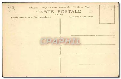 Hyères — Avenida Godillot — visão com palmeiras e banco — Verso