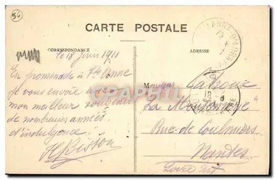 Ste-Anne-d'Auray - Bazylika — kolekcja Villard, Quimper — Rewers