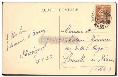 Ste-ANNE-d'AURAY - Fontanna — wydawca Laurent-Nel, nr 730 — Rewers