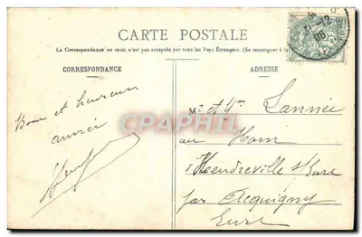 Castelo de Saint-Saëns - L'Etang — Editora G. Bougeois — Verso