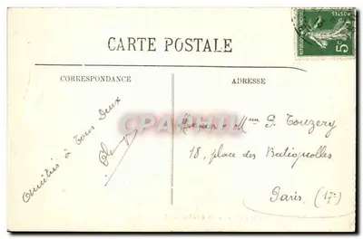 Saint-Malo — O Túmulo de Châteaubriand — LL, n°99 — Verso