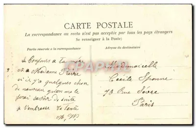 Roches d'Uzel e Estação de Pléchâtel — Bretanha pitoresca — A. Dechelette, editor — Verso