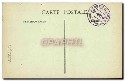 A Torre Solidor e o Forte da Cidade — Saint-Servan — B.D. n°225 — Verso