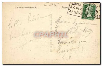 Dinard - La Rade un Jour de Tempête - The Road on a Stormy Day - L.L. — Achterkant